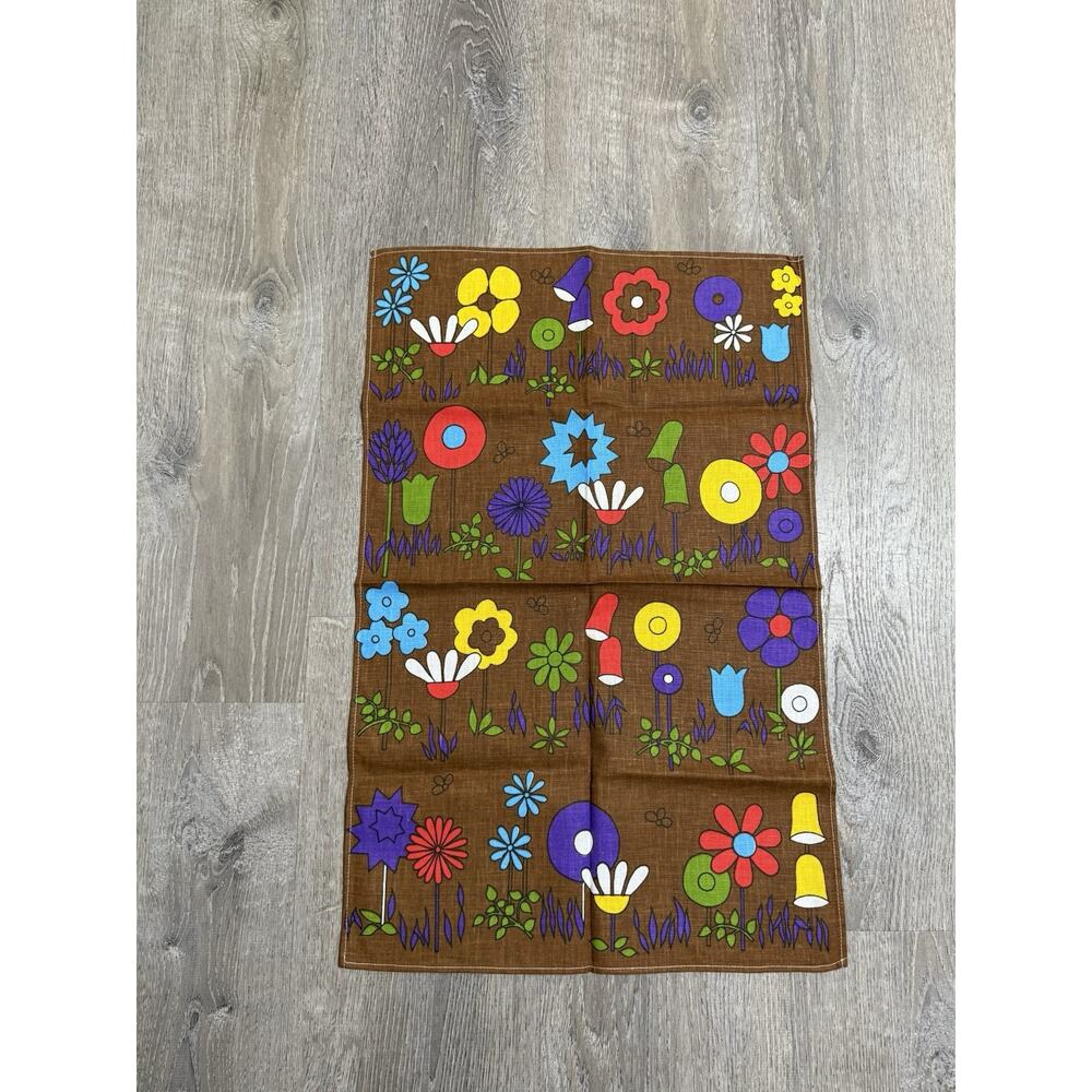 Vintage 1960’s Royal Terry Of California 100% Cotton Made In Brazil Tea Towel